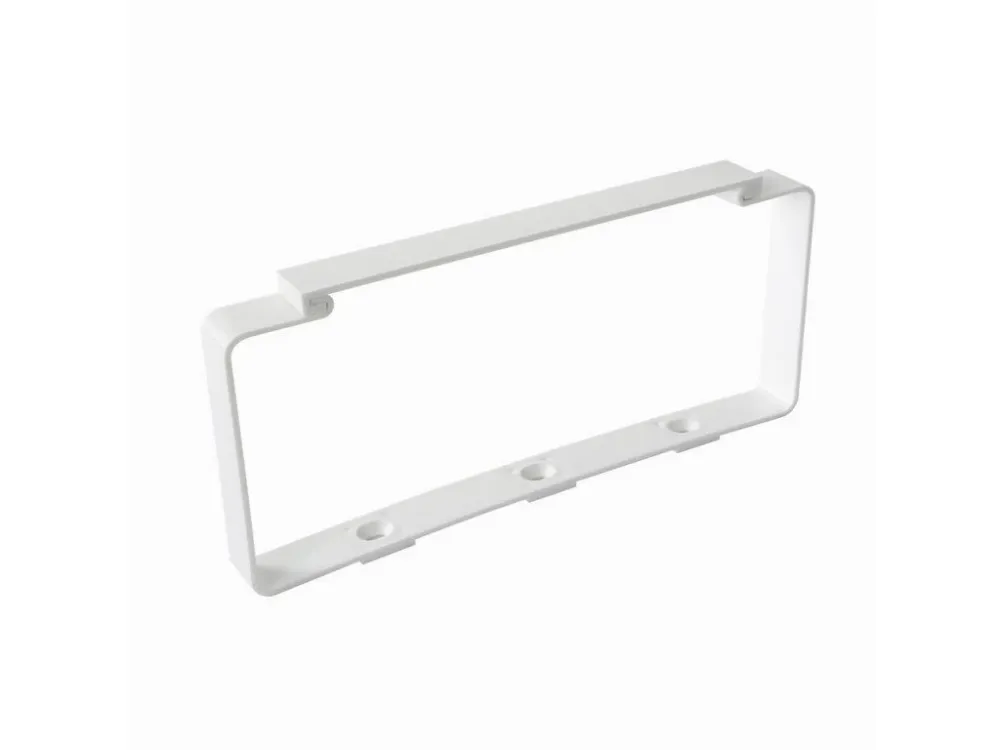 Fixing bracket, channel flat 220x90 mm, white