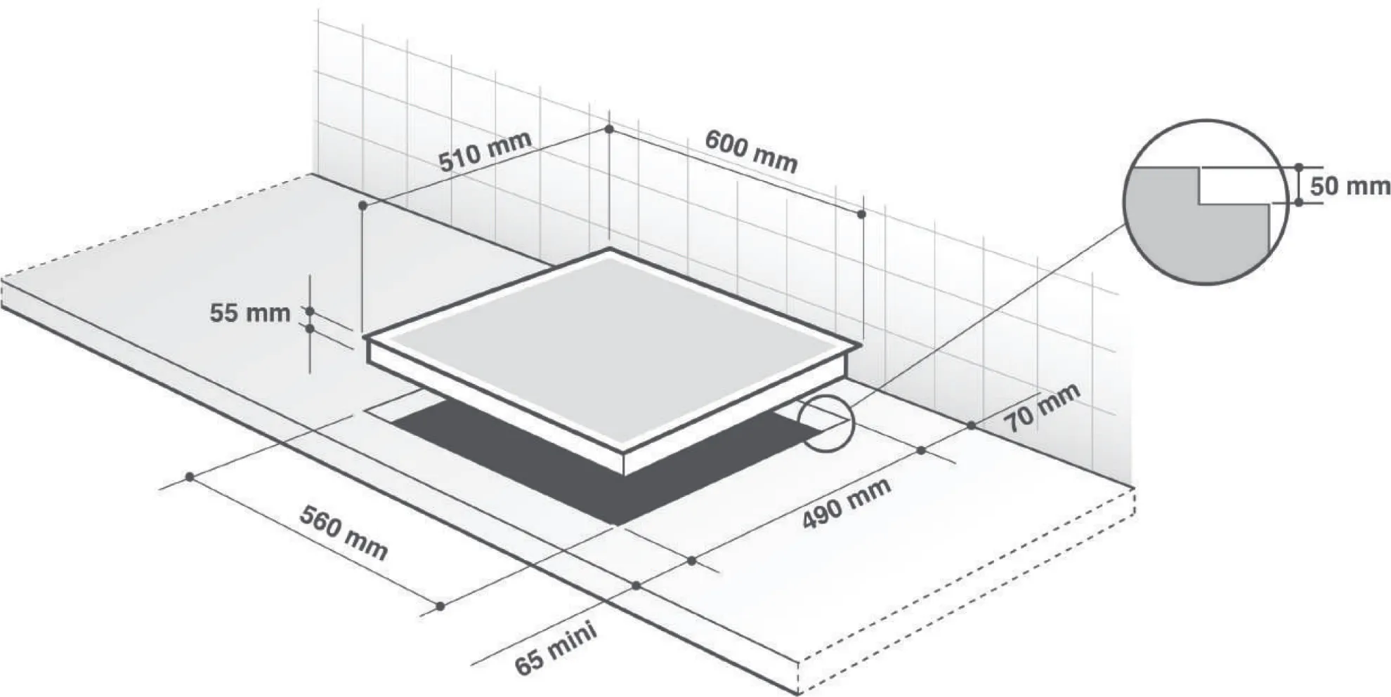 Image GLASS CERAMIC HOB DPV4605HB