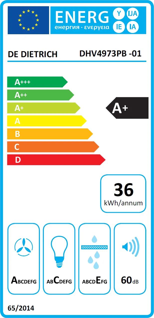 Image CHIMNEY HOOD DHV4973PB