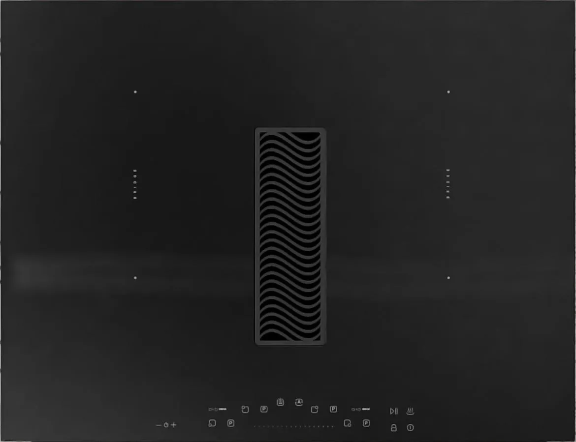 Image INDUCTION HOB WITH INTEGRATED EXTRACTOR WIZARD SLIM 72 CDB7201C