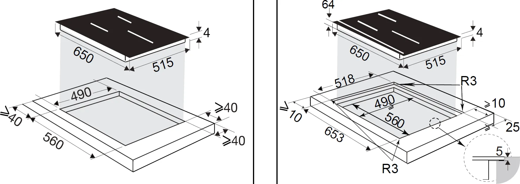 Image INDUCTION HOB DPI5650AB
