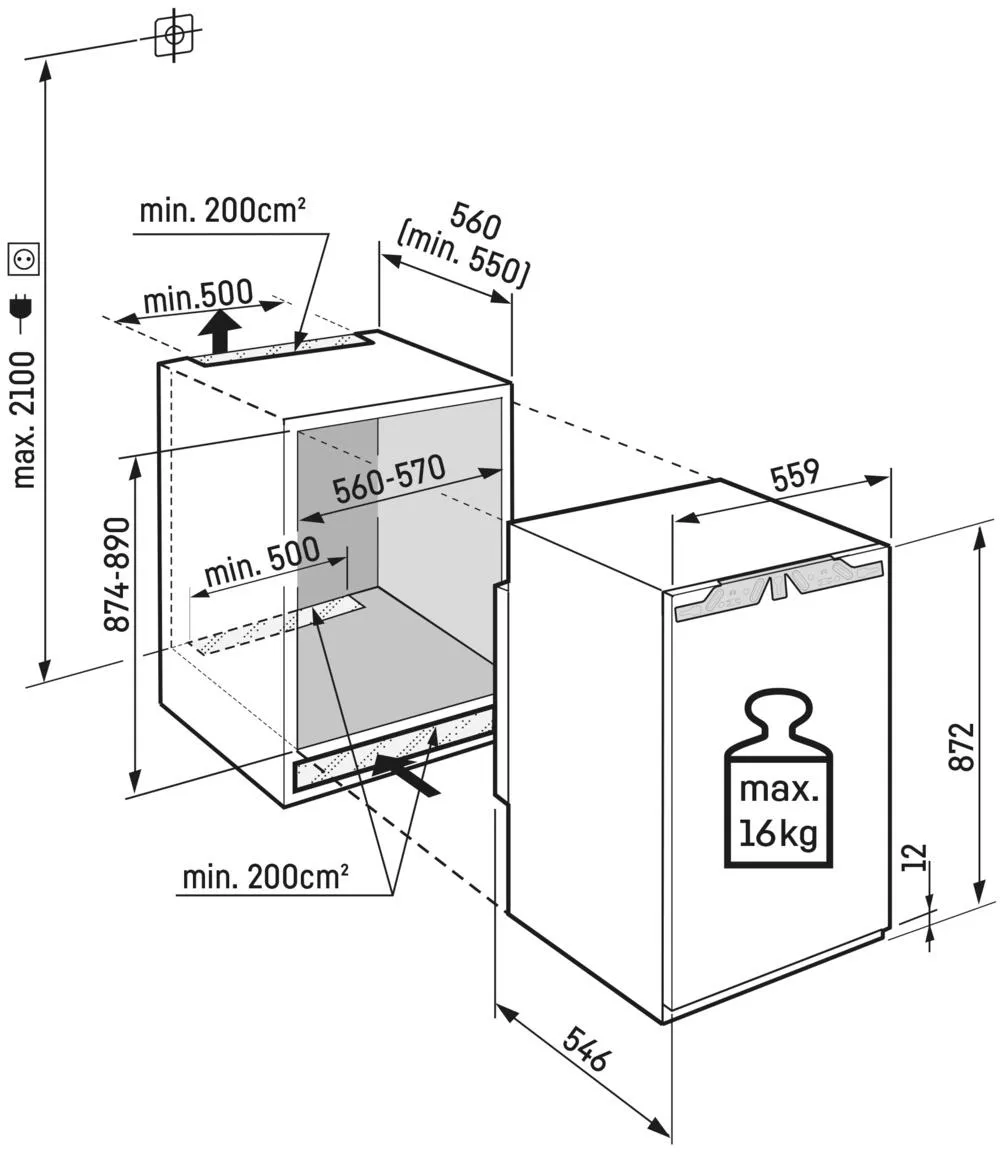 Image BUILT-IN FREEZER IFNd 3924