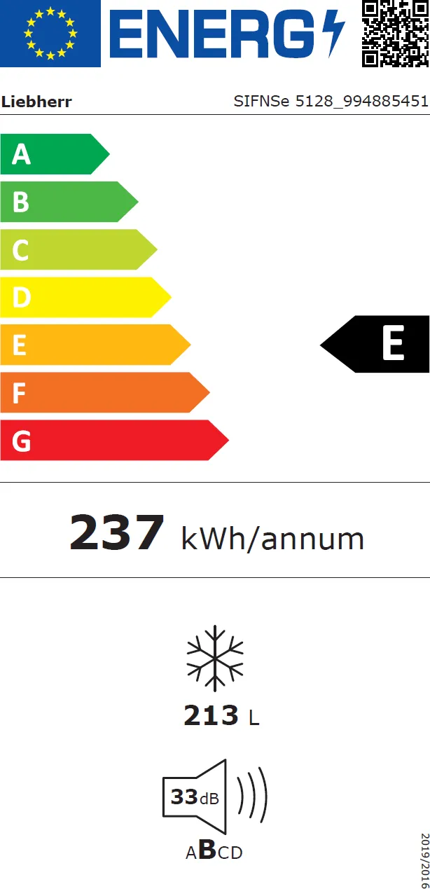 Image BUILT-IN FREEZER SIFNSe 5128