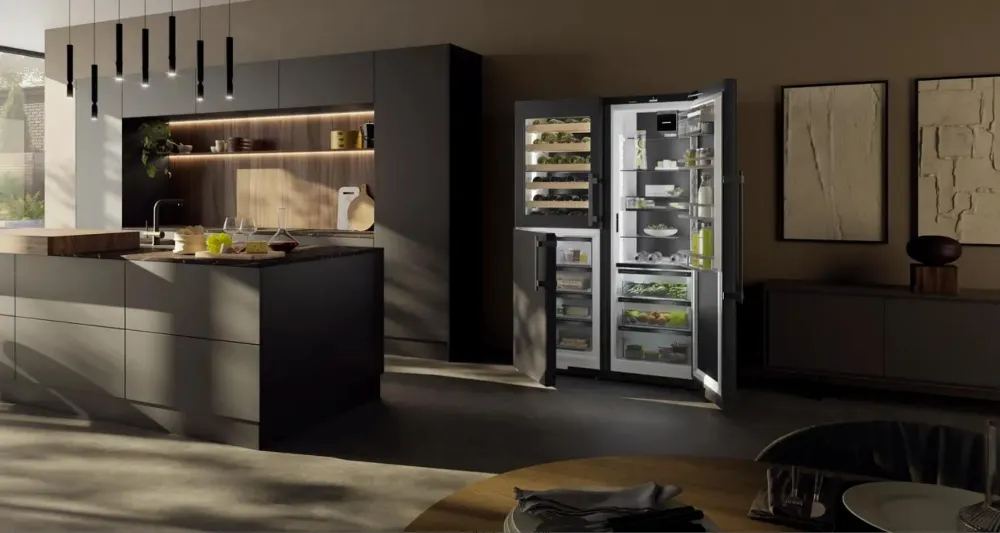 Image FRIDGE + FREEZER WITH WINE COOLER XRCbs 5295