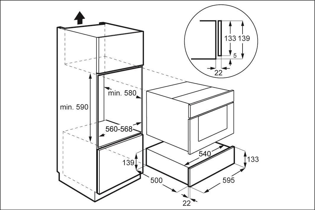 Image WARMING DRAWER FOR DISHES DWD4810MB
