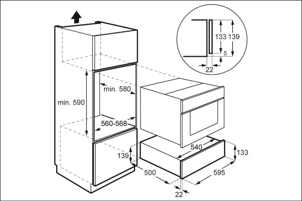 Image WARMING DRAWER FOR DISHES DWD4810MB