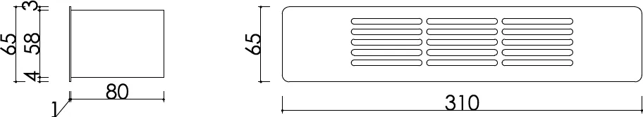 Image Grid 310x65 mm KVS7068W