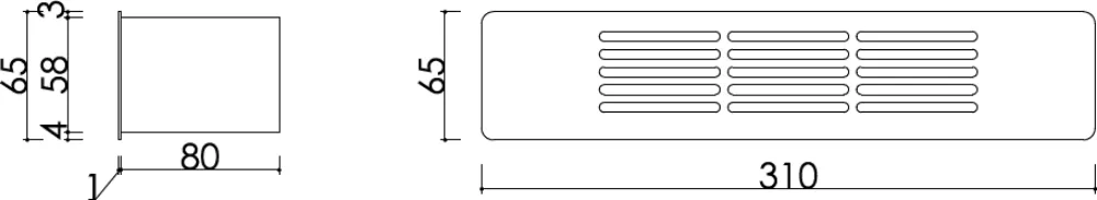 Image Grid 310x65 mm KVS7068W