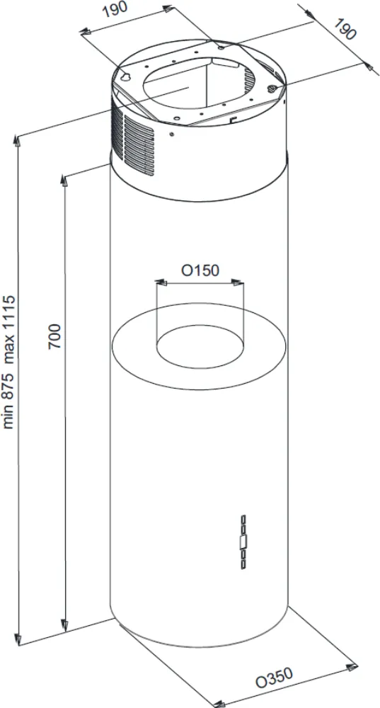 Image HOOD KMI3500BL