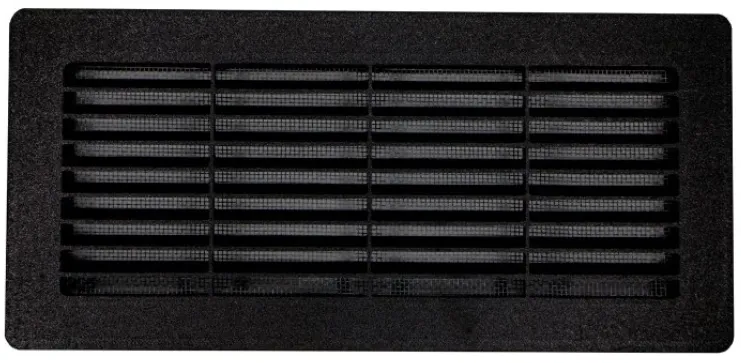 Image Black grille 248x117 for flat ducting 220x90 KVS290182B