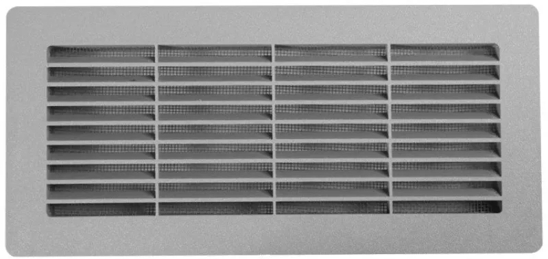 Image Gray grille 248x117 for flat ducting 220x90 KVS290136G