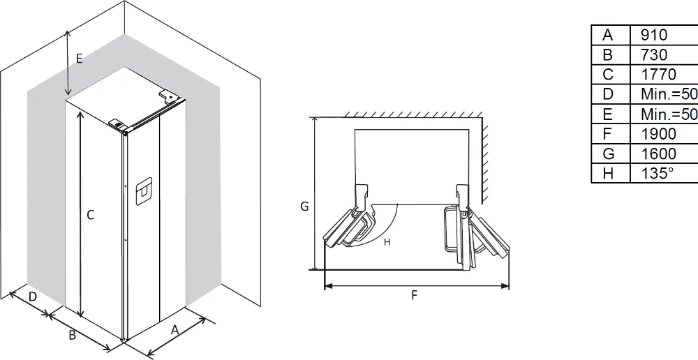 Image SIDE BY SIDE REFRIGERATOR KCSN577LD