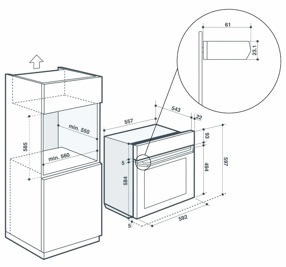 Image COMBI STEAM OVEN DOR4747MB