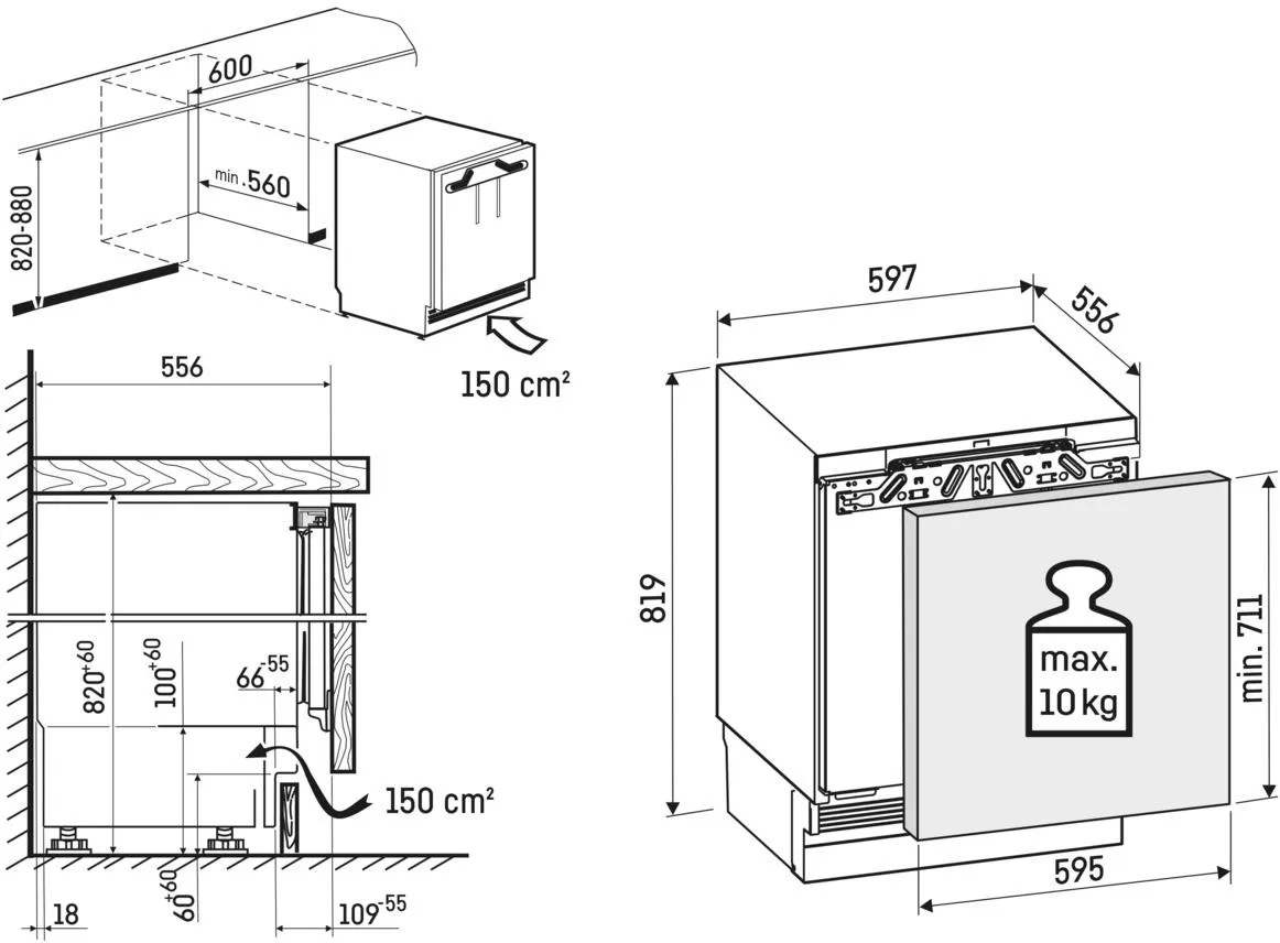 Image BUILT-IN FREEZER SUFd 3603