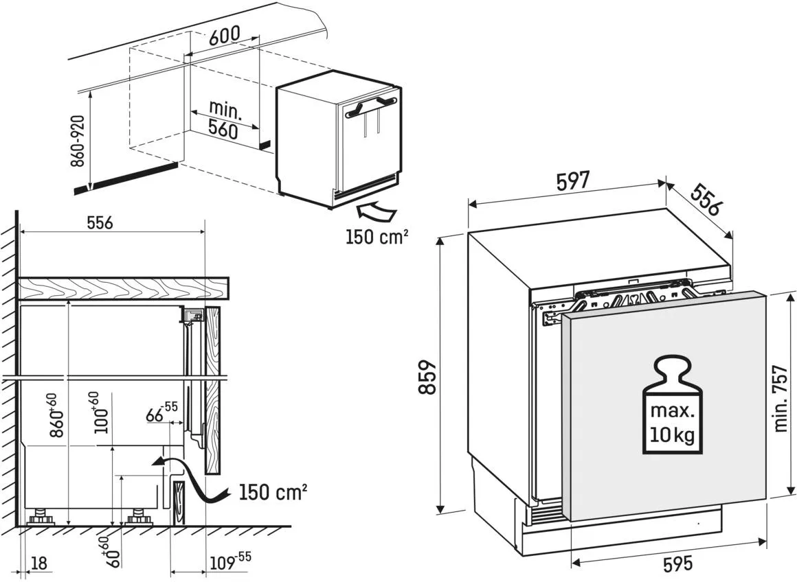Image BUILT-IN REFRIGERATOR URc 375i