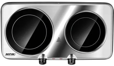 VAŘIČ DVOUPLOTNOVÝ MPM MKE-20 sklokeramické plotny