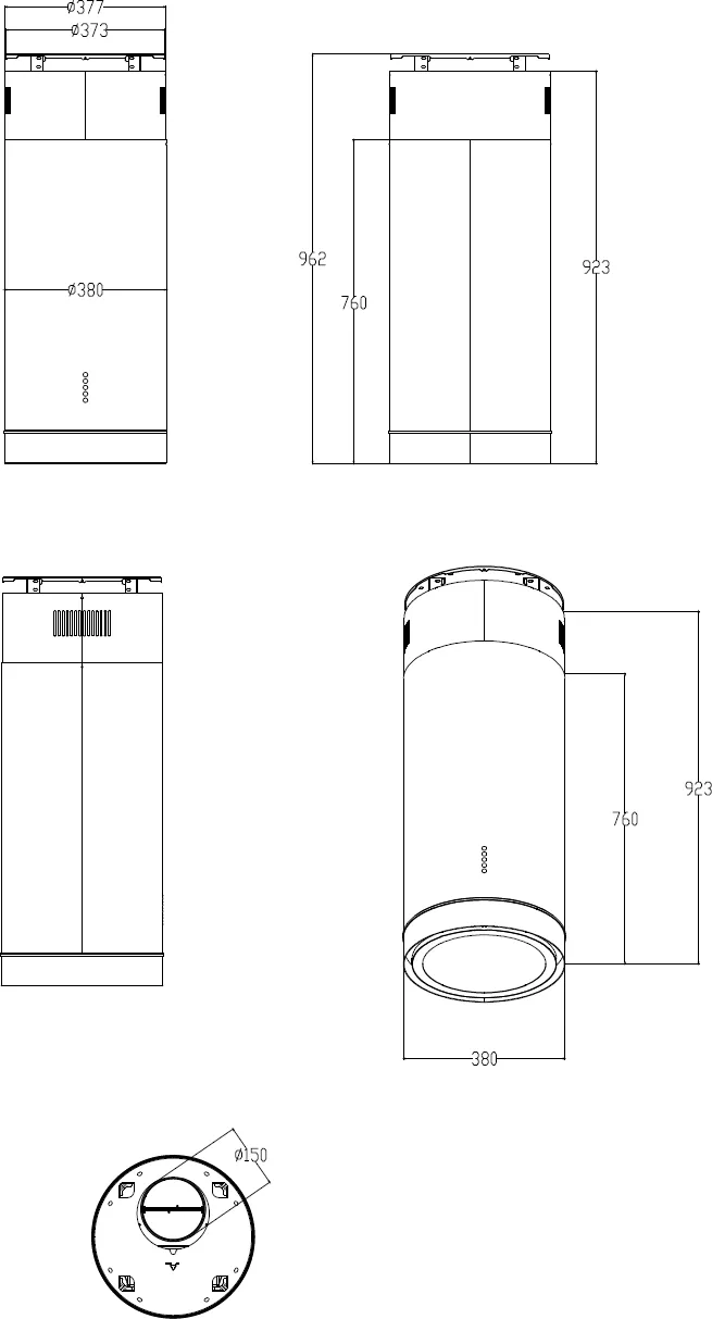 Image ISLAND HOOD KLI3800BL