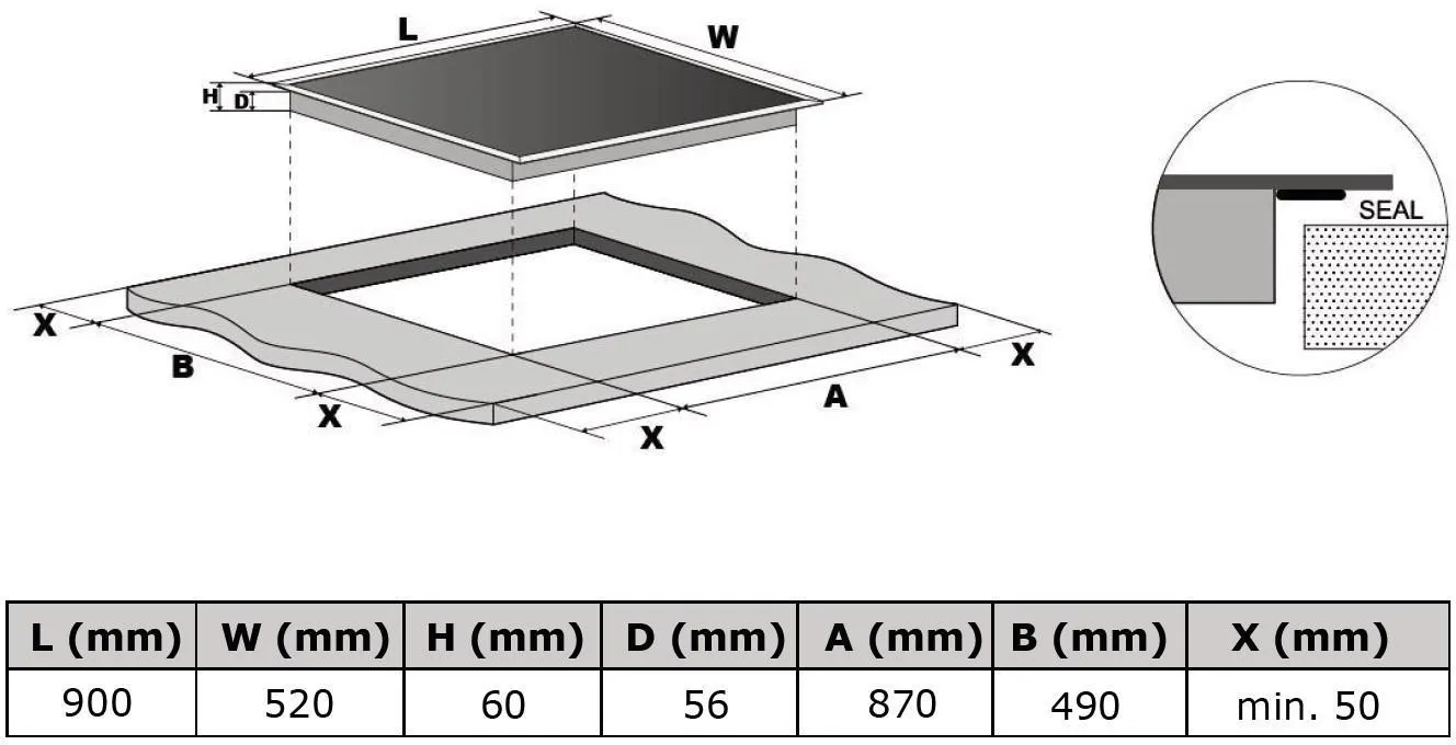 Image INDUCTION HOB KPI9041B
