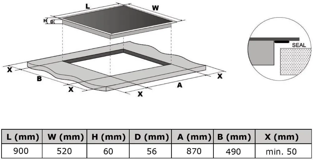 Image INDUCTION HOB KPI9041B