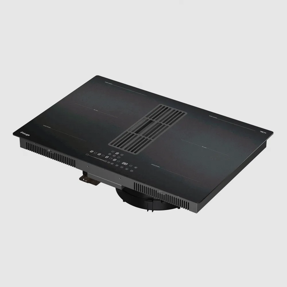 Image INDUCTION HOB WITH INTEGRATED EXHAUST HOOD KHI8000B