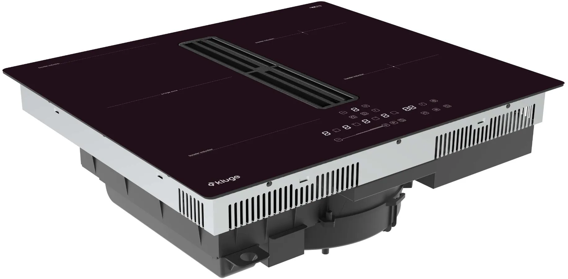 Image INDUCTION HOB WITH INTEGRATED EXHAUST HOOD KHI6000B