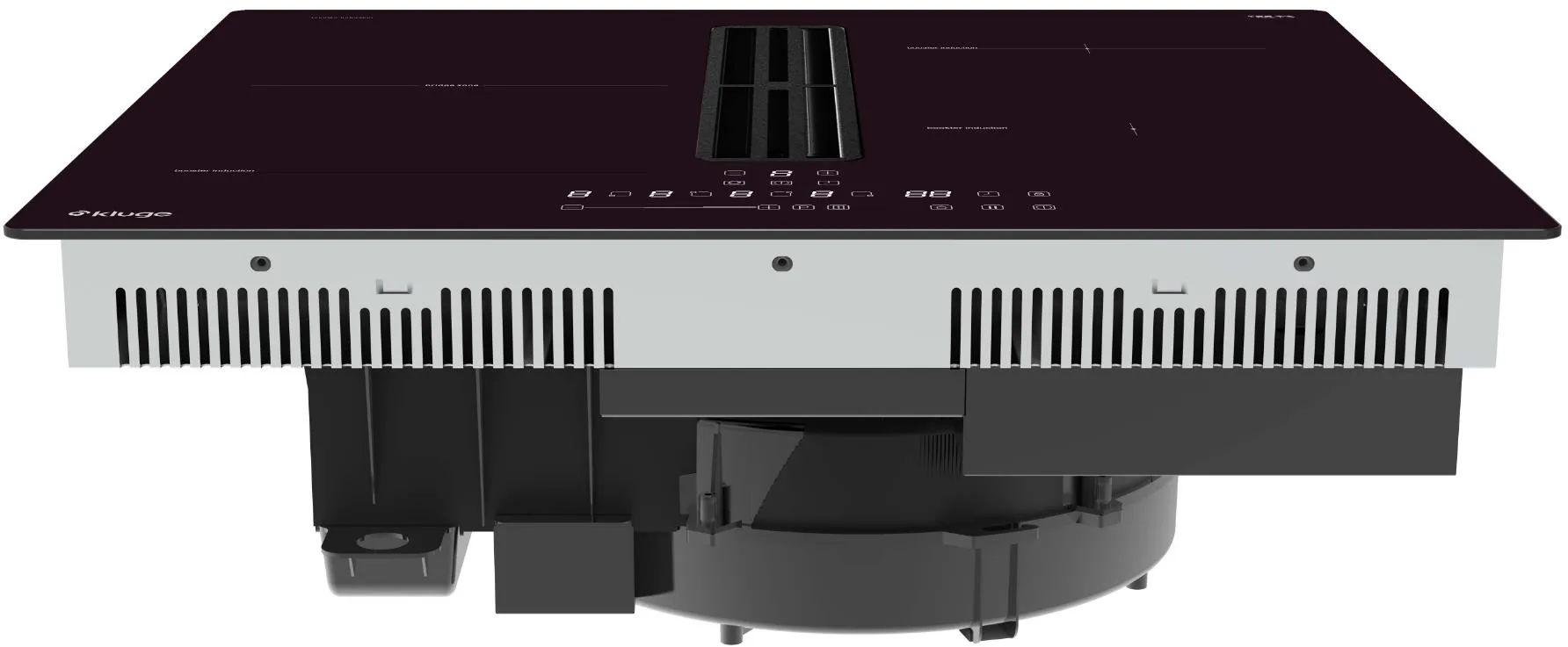 Image INDUCTION HOB WITH INTEGRATED EXHAUST HOOD KHI6000B