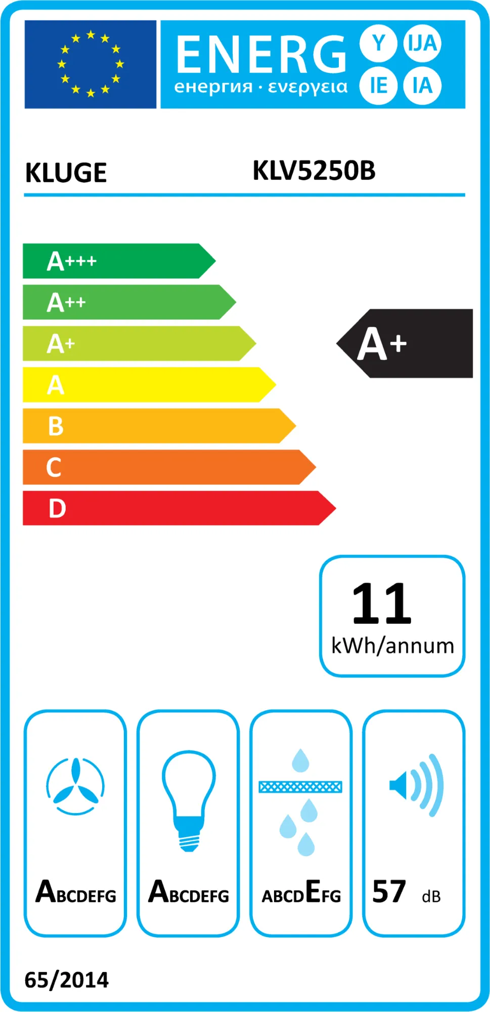 Image Fully built-in cooker hood KLV5250B