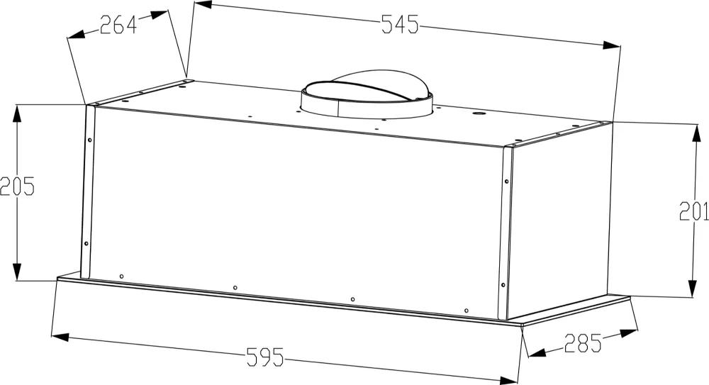 Image Fully built-in cooker hood KLV5250B