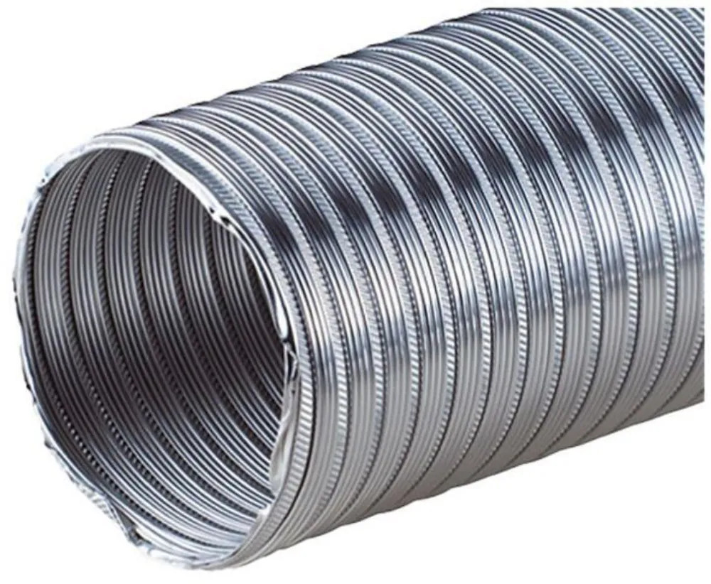 Flexible duct 150 mm, aluminum, 0.5-1.0 m
