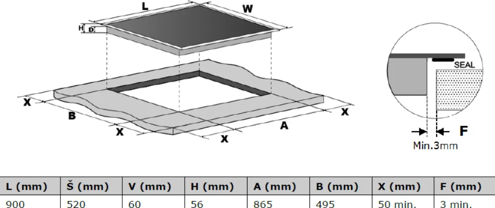 Image Induction hob KPI9041B