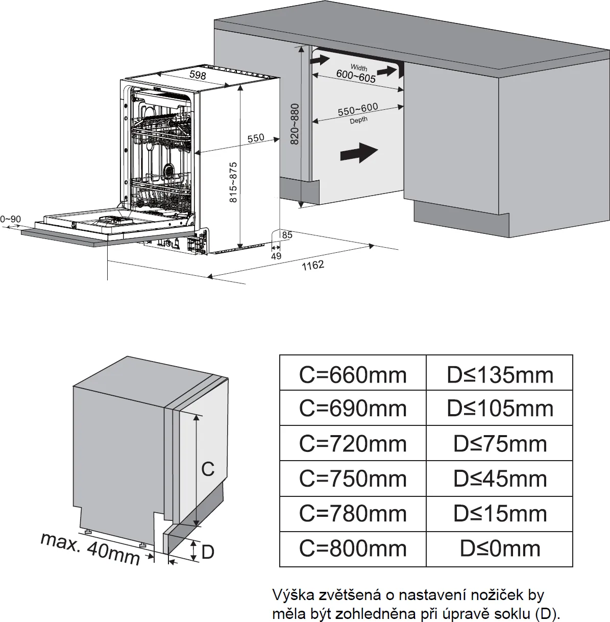 Image Built-in dishwasher KVD6120P