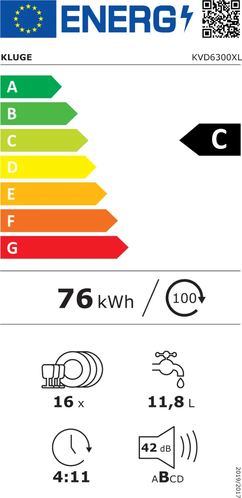 Image Built-in dishwasher KVD6300XL