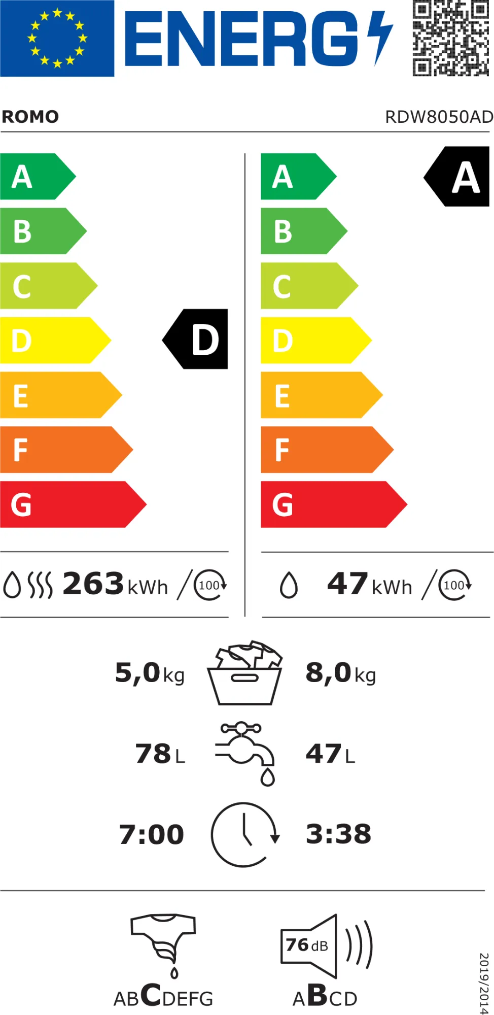 Image Washer dryer RDW8050AD