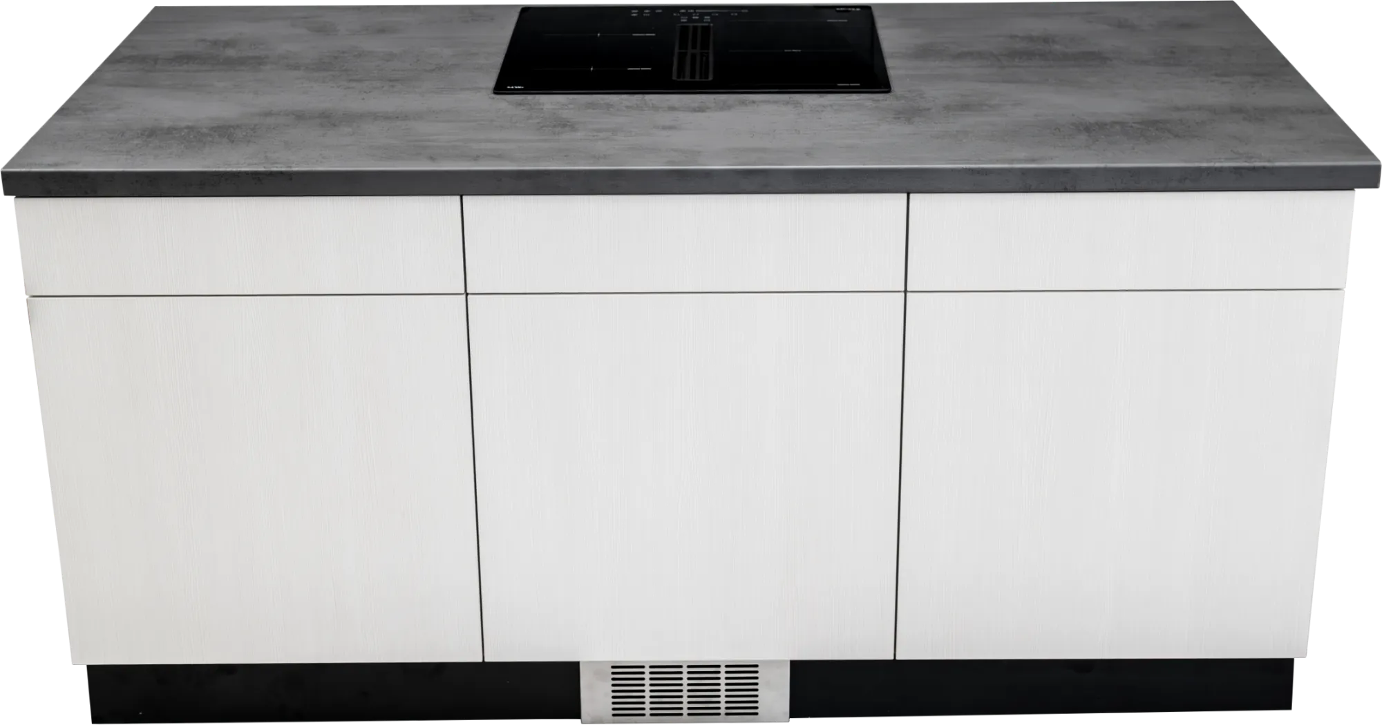 Image Induction hob with integrated extractor hood KHI6000B