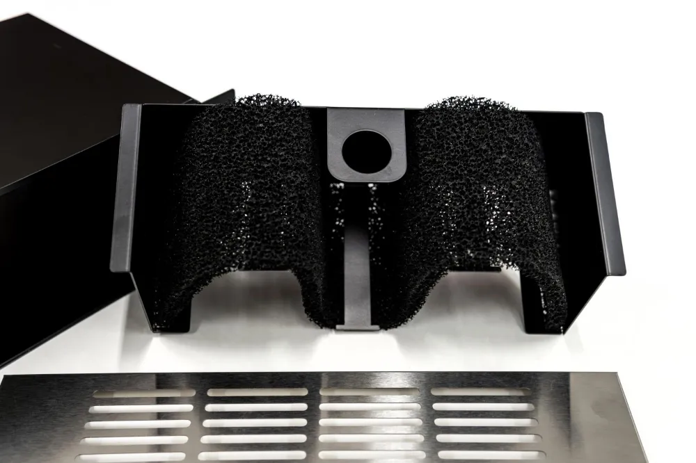 Image Induction hob with integrated extractor hood KHI6000B