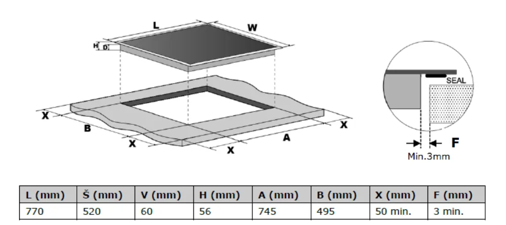 Image Induction hob KPI8032BP