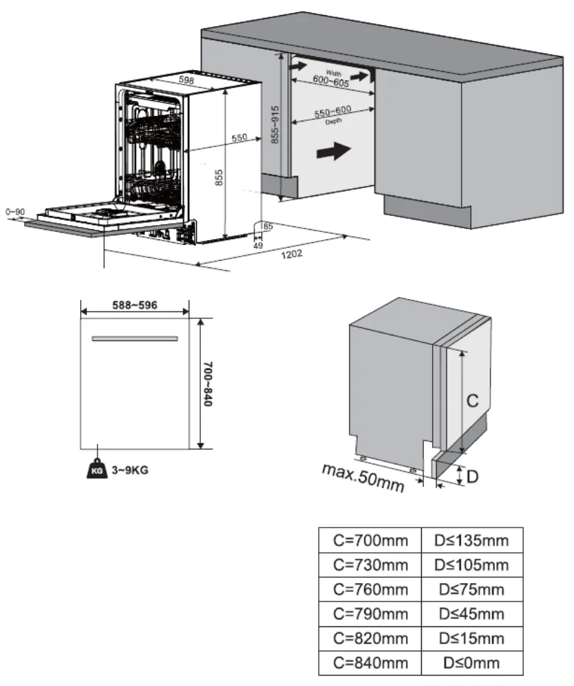 Image Built-in dishwasher KVD6300XL