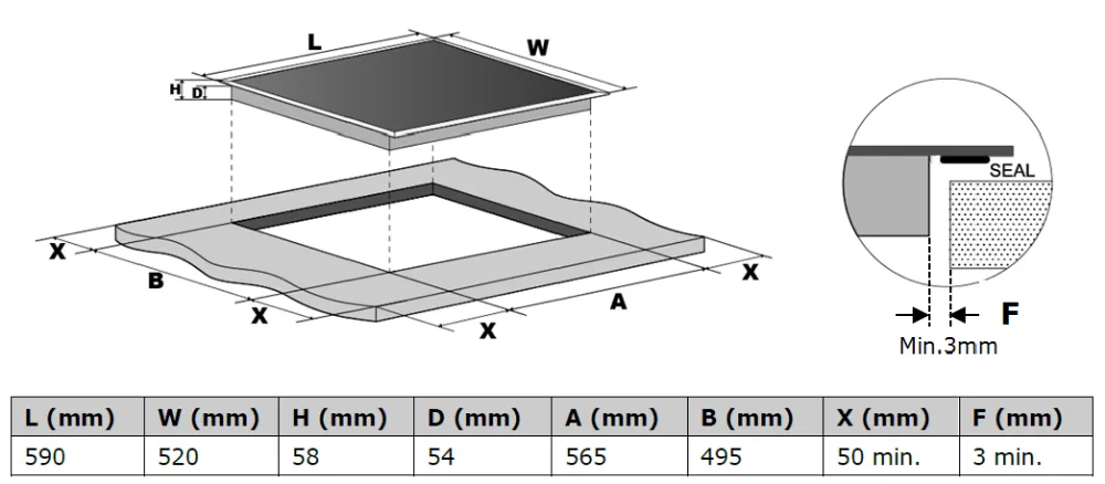 Image Induction hob KPI6032BP