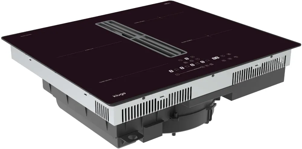 Image Induction hob with integrated extractor hood KHI6000B