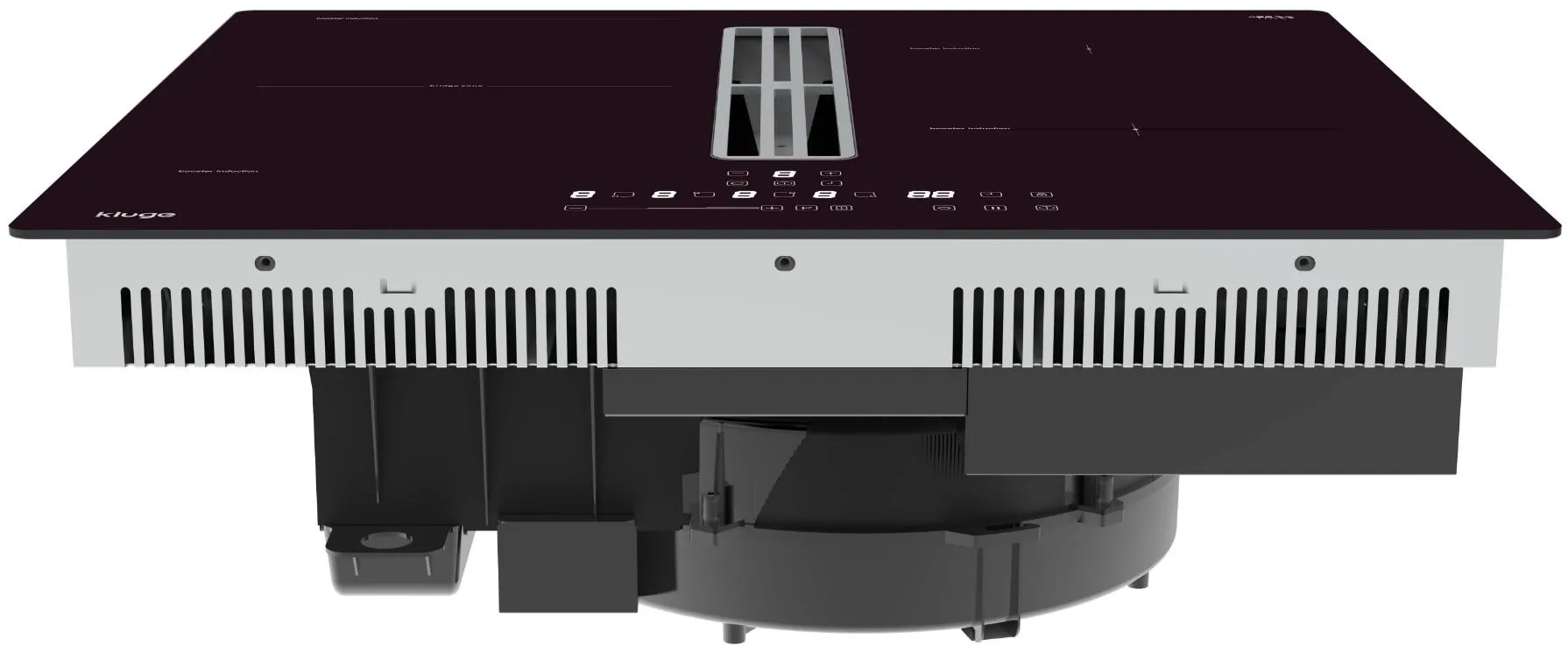 Image Induction hob with integrated extractor hood KHI6000B