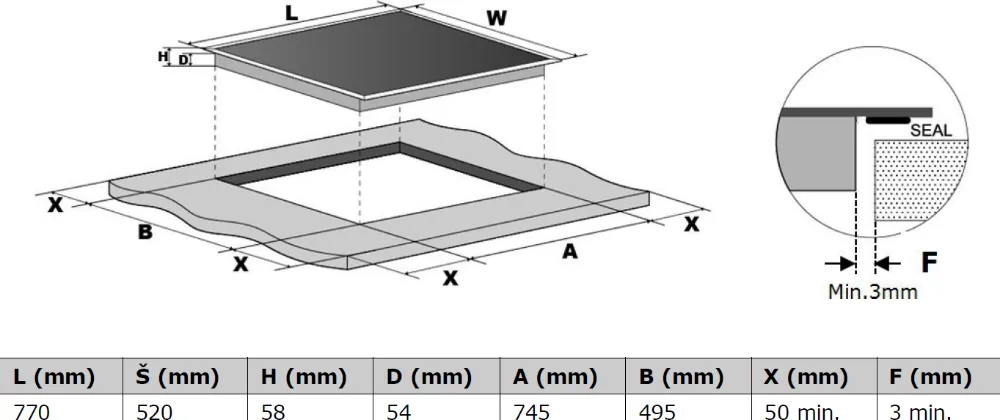 Image Induction hob KPI8025BP