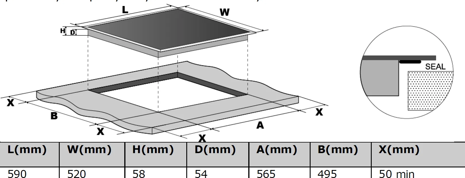 Image Induction hob KPI6050BP