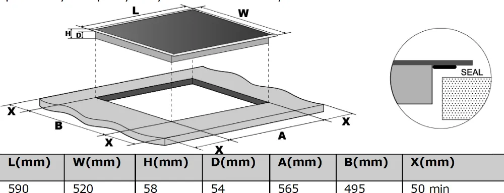 Image Induction hob KPI6050BP