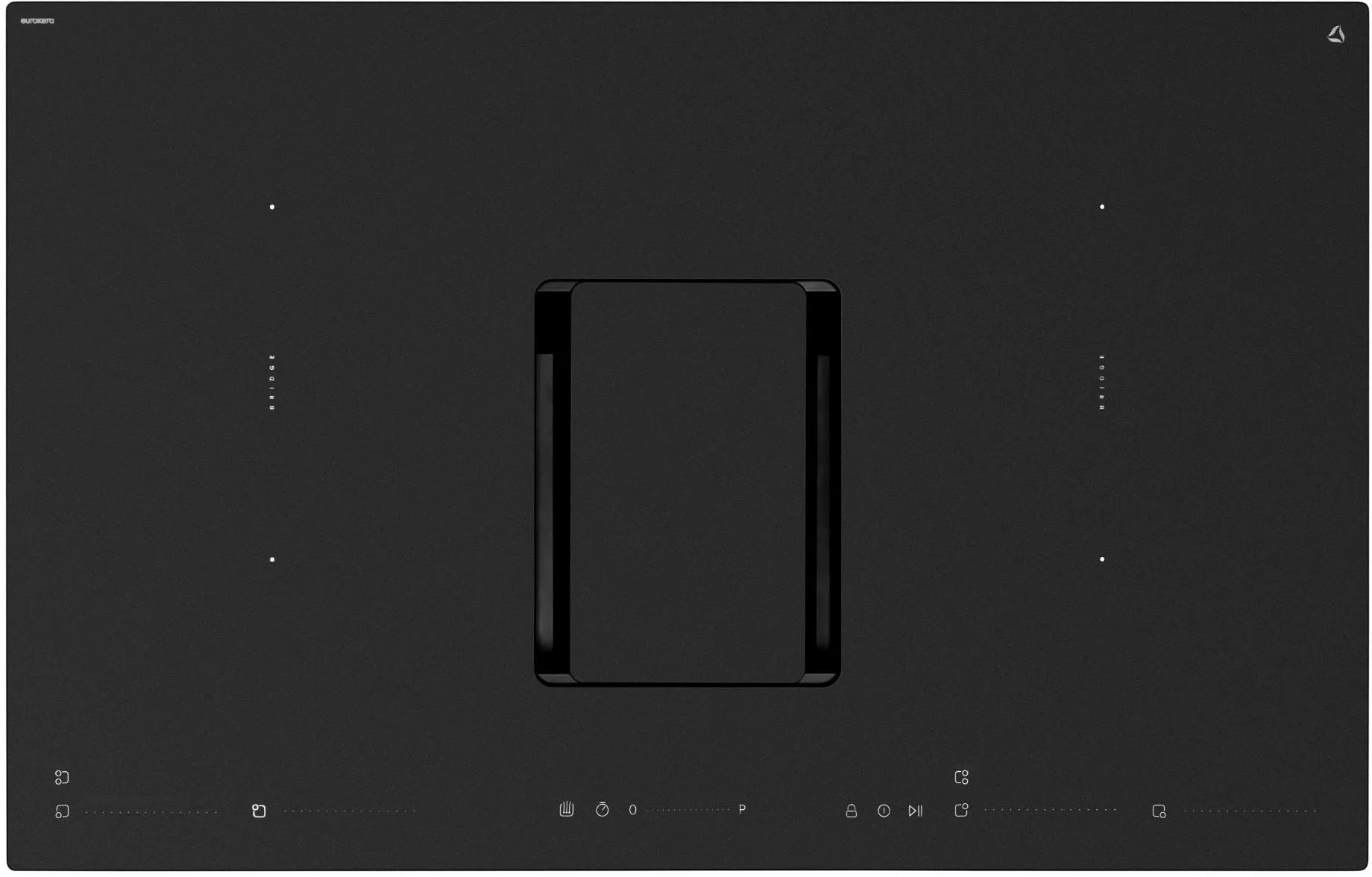 Image Induction hob with integrated extractor CDB8303M  WizardMatte 83