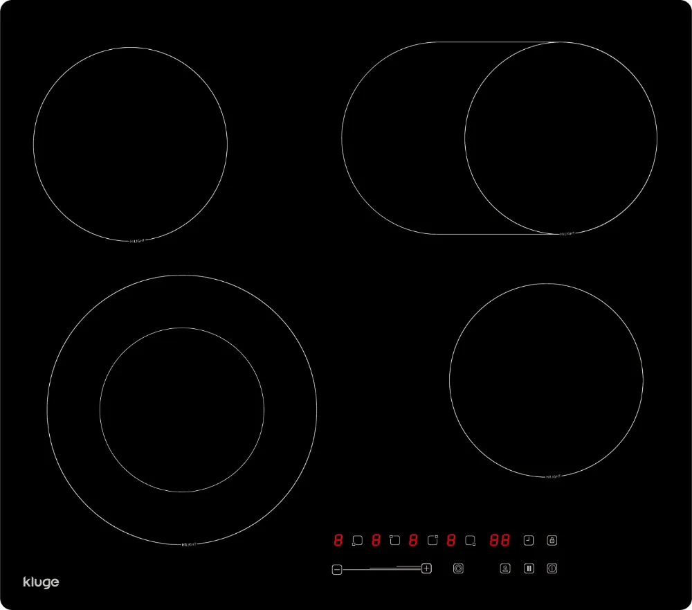 Glass ceramic hob KPV6021B