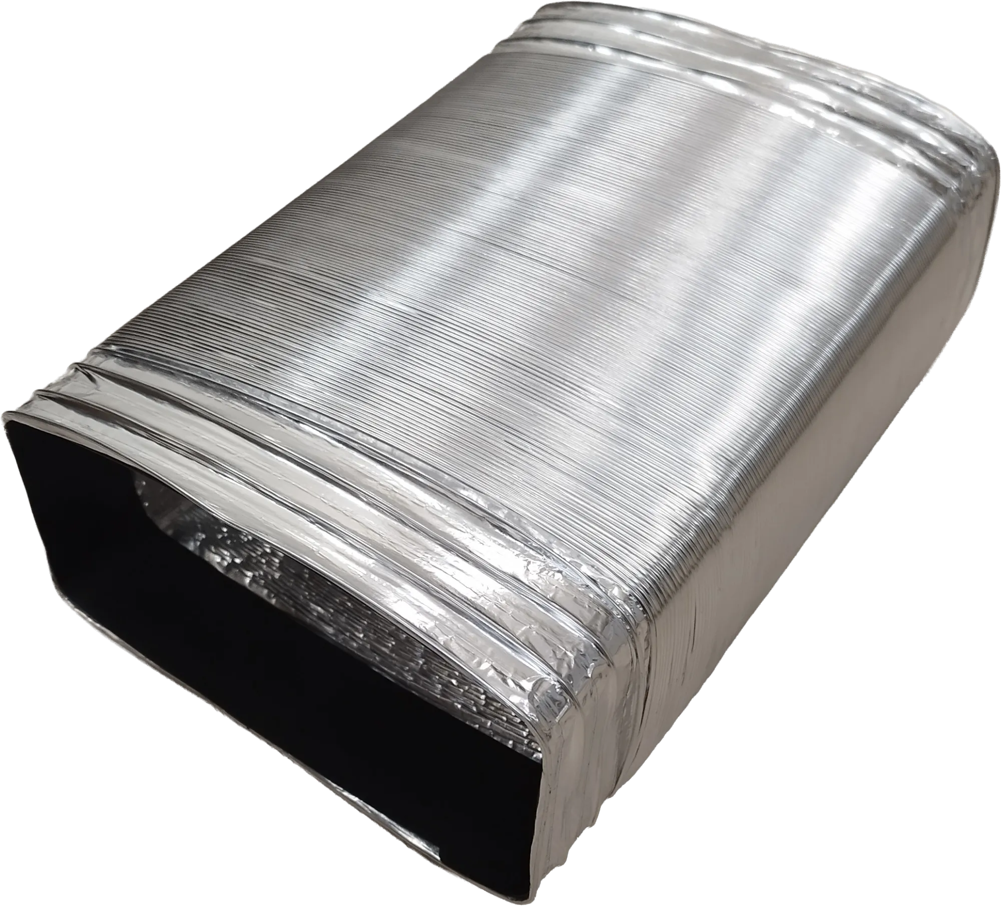 Image Flexible duct KVSD112, 190x75 mm, aluminium, 0.3-2 m