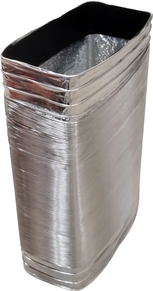 Image Flexible duct KVSD112, 190x75 mm, aluminium, 0.3-2 m