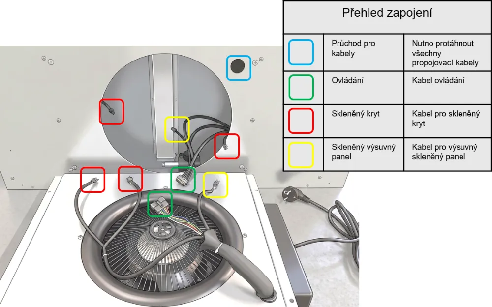 Image Extractor hood with pull-out panel KLD9500BLG