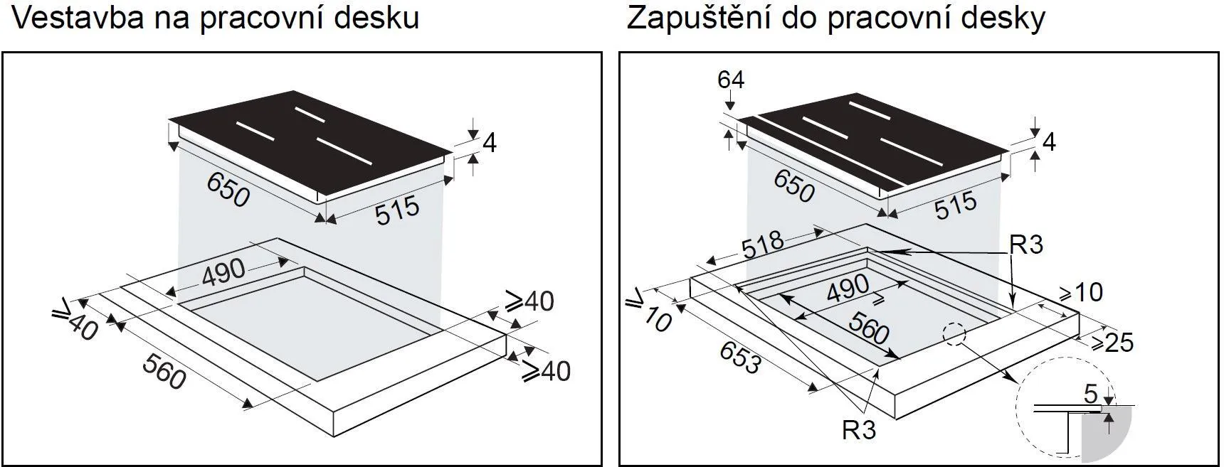 Image Induction hob  DPI4440X