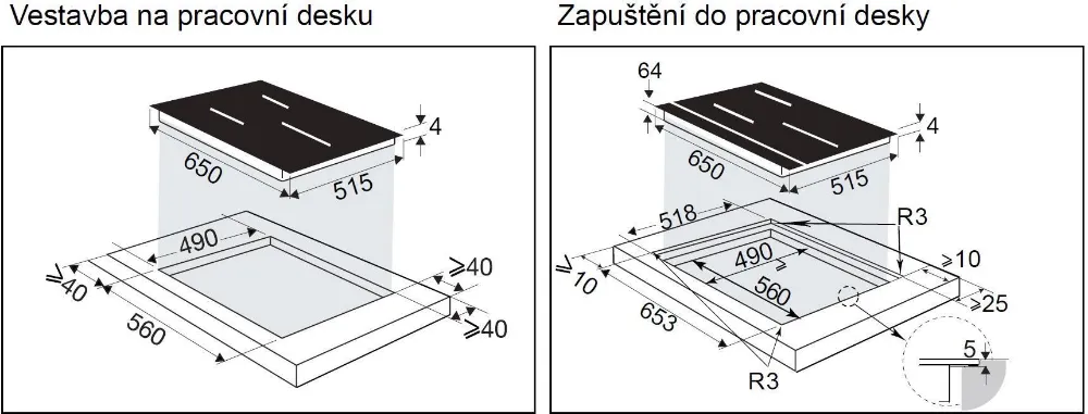 Image Induction hob  DPI4440X